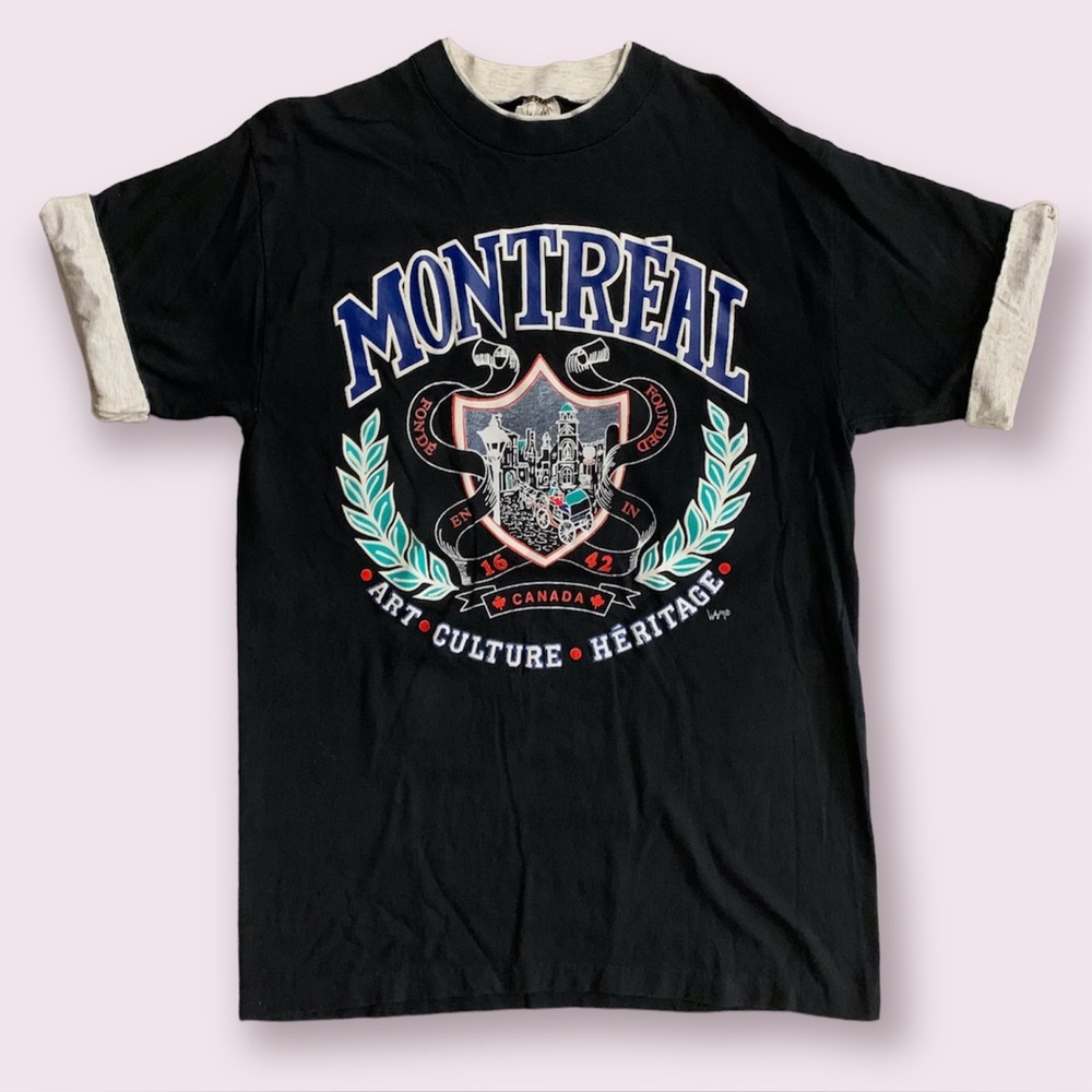 90s vintage Montreal layered tee